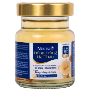 Nước Yến Sào Cao Cấp Đông Trùng Hạ Thảo 15% bổ thận, chắc xương, bổ dưỡng sức khỏe (6 Lọ x 70ml)