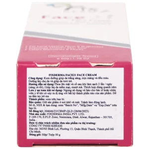 Kem dưỡng ẩm sáng da Fixderma Face21 Face Cream giúp da trắng sáng, mịn màng (50g)