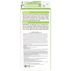 Viên uống Living Healthy Lung Care hỗ trợ tăng cường sức khỏe, bổ phổi (60 viên)