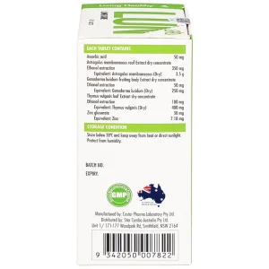 Viên uống Living Healthy Lung Care hỗ trợ tăng cường sức khỏe, bổ phổi (60 viên)