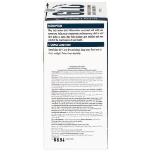 Viên uống hỗ trợ giảm viêm khớp Living Healthy Glucosamine Sulphate 1500mg Complex (60 viên)