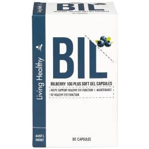 Viên uống Bilberry 10g Plus Soft Gel Capsules hỗ trợ tăng cường thị lực, chống oxy hóa (60 viên)