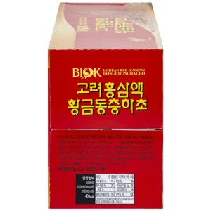 Nước Hồng Sâm Đông Trùng Hạ Thảo BIOK bồi bổ sức khỏe và tăng sức đề kháng (10 chai x 100ml)