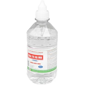 Cồn 70 độ Vĩnh Phúc dùng để diệt khuẩn dụng cụ y tế, bề mặt trong y tế (500ml)