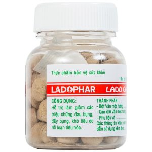 Viên uống Lado Care Vân Mộc Hương giảm các triệu chứng đau bụng, đầy bụng, khó tiêu (80 viên)