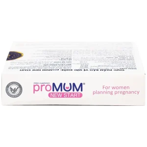Viên uống proMUM New Start bổ sung vitamin và khoáng chất cho phụ nữ có kế hoạch mang thai (2 vỉ x 15 viên)