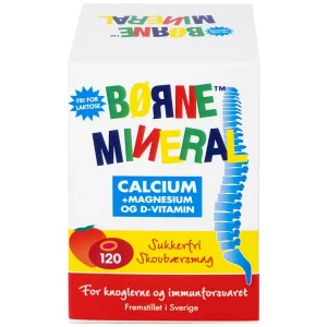 Viên nhai Borne Mineral New Nordic hỗ trợ phát triển xương, giúp tăng chiều cao, tăng đề kháng (120 viên)