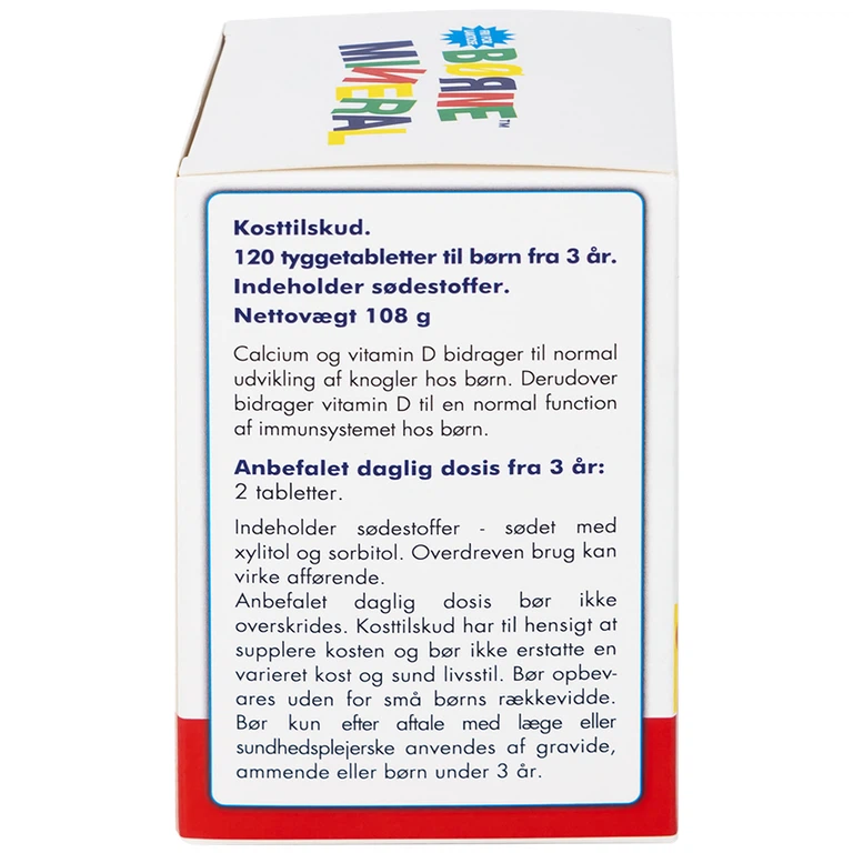 Viên nhai Borne Mineral New Nordic hỗ trợ phát triển xương, giúp tăng chiều cao, tăng đề kháng (120 viên)