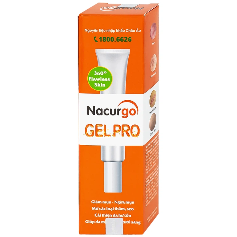 Gel Nacurgo Gelpro 20g làm giảm thâm sẹo