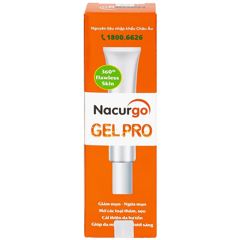 Gel Nacurgo Gelpro 20g làm giảm thâm sẹo