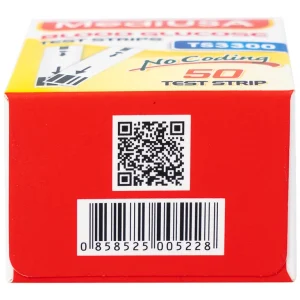 Que thử đường huyết MediUSA TS3300 sử dụng cùng máy đo đường huyết MediUSA GM3300 (50 que)