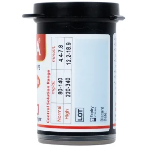 Que thử đường huyết MediUSA TS3300 sử dụng cùng máy đo đường huyết MediUSA GM3300 (50 que)