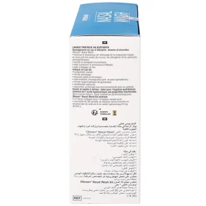 Bộ rửa xoang mũi Otosan Nasal Wash làm sạch sâu, hồi phục chứng viêm mũi dị ứng (1 kít + 30 gói)