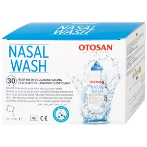 Bộ rửa xoang mũi Otosan Nasal Wash làm sạch sâu, hồi phục chứng viêm mũi dị ứng (1 kít + 30 gói)