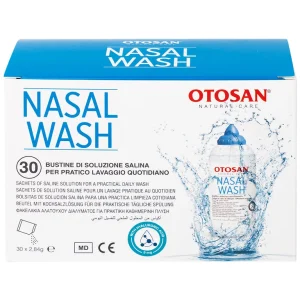 Dung dịch muối rửa mũi Otosan Nasal Wash làm sạch sâu và giảm chứng viêm mũi dị ứng, cảm lạnh (30 gói)