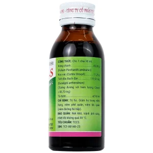 Siro HoAstex 90ml OPC dùng trị ho, giảm ho trong viêm họng, viêm phế quản