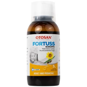 Siro ho Fortuss Otosan làm dịu cơn ho hiệu quả, bảo vệ niêm mạc (180g)