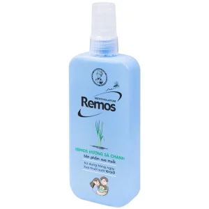 Xịt chống muỗi Remos hương sả chanh xua muỗi suốt 10 giờ (150ml)