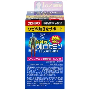 Viên nén Orihiro Glucosamine 900 hỗ trợ làm trơn ổ khớp, hạn chế lão hóa khớp (900 viên)