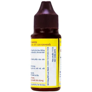 Cồn BSI 2% Nam Việt điều trị nấm da, nấm móng, nấm tóc, lác, lang ben (chai)