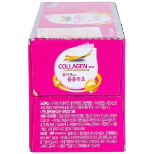 Nước Collagen5000 Đông Trùng Hạ Thảo Biok hỗ trợ ngăn ngừa quá trình lão hóa, tăng cường đề kháng (10 chai x 75ml)