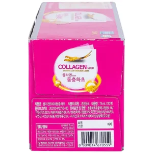 Nước Collagen5000 Đông Trùng Hạ Thảo Biok hỗ trợ ngăn ngừa quá trình lão hóa, tăng cường đề kháng (10 chai x 75ml)