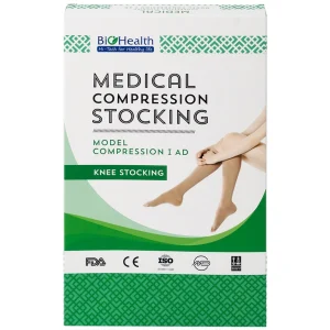 Vớ y khoa Compression I AD BioHealth tăng lưu thông máu, giảm tình trạng phù nề (Màu da - Size M)