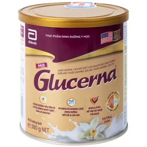 Sữa bột Glucerna Abbott bổ sung dinh dưỡng đặc biệt cho người đái tháo đường (380g)