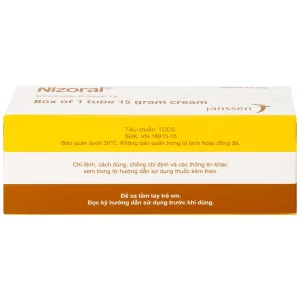 Kem Nizoral Jassen 20mg/g điều trị nhiễm nấm ngoài da (15g)