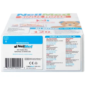 Muối rửa mũi Neilmed Sinus Rinse Kids giảm và ngăn ngừa các chứng viêm mũi dị ứng cho trẻ (120 gói)