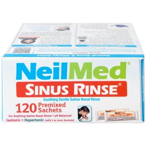 Muối rửa mũi Neilmed Sinus Rinse Kids giảm và ngăn ngừa các chứng viêm mũi dị ứng cho trẻ (120 gói)