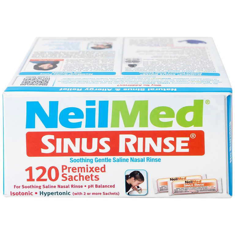 Muối rửa mũi Neilmed Sinus Rinse Kids giảm và ngăn ngừa các chứng viêm mũi dị ứng cho trẻ (120 gói)