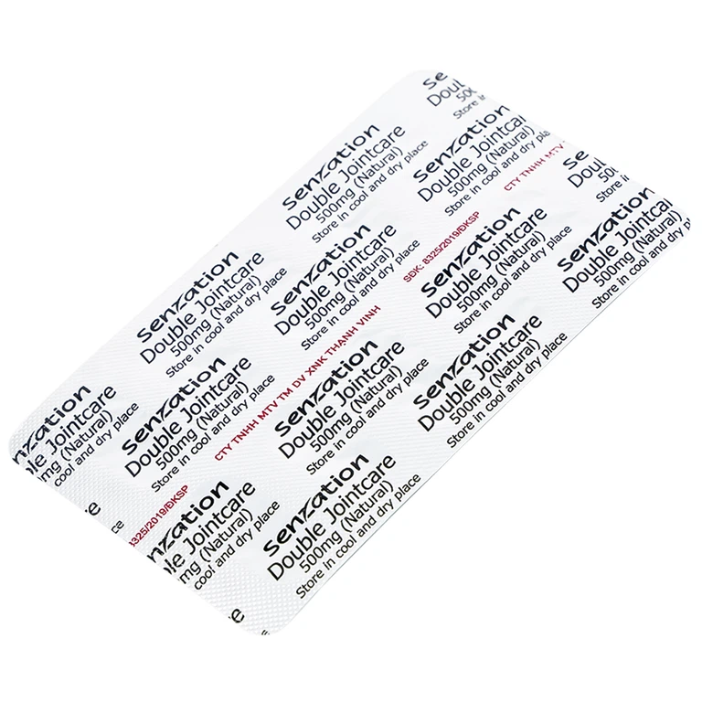 Viên uống Senzation Double JointCare hỗ trợ mạnh gân xương, giảm đau xương khớp (30 viên)