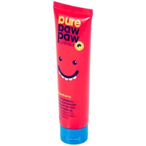 Kem Pure Paw Paw Ointment hương dâu giúp dưỡng ẩm, giảm nứt nẻ, trị bỏng, côn trùng cắn (25g)