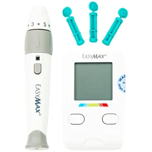 Combo 3 hộp que thử đường huyết Easy Max (25 que - Tặng máy do đường huyết Easy Max Tag)