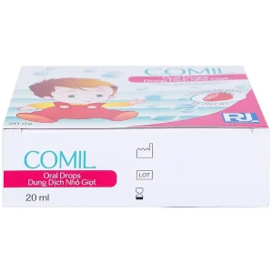 Dung dịch nhỏ giọt Comil PJ Pharma giảm rối loạn tiêu hóa, chướng bụng, đầy hơi, nôn trớ ở trẻ (20ml)