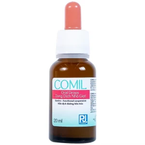 Dung dịch nhỏ giọt Comil PJ Pharma giảm rối loạn tiêu hóa, chướng bụng, đầy hơi, nôn trớ ở trẻ (20ml)