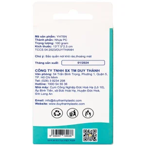 Hộp phân liều thuốc 6 ngăn A31 Duy Thành màu xanh