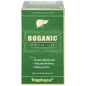 Viên uống Boganic Premium Traphaco hỗ trợ bảo vệ và tăng cường chức năng gan (30 viên)