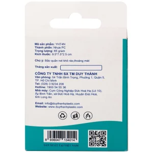 Hộp phân liều thuốc 4 ngăn A31 Duy Thành màu xanh