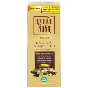 Dầu gội Dược liệu Nguyên Xuân Vàng Hoa Linh 275ml giảm gãy rụng, tóc khô và xơ