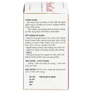 Viên nén Seacan Traphaco bổ sung Canxi và Vitamin D3 (60 viên)