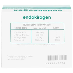 Bột uống Endokirogen 4g Nutrilinea bổ sung inositol, hỗ trợ sức khỏe cho phụ nữ trước khi mang thai (30 gói)