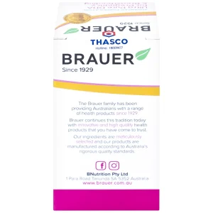 Viên uống hỗ trợ phụ nữ mang thai và phụ nữ cho con bú Brauer Ultra Pure Dha For Pregnancy & Breastfeeding (60 viên)