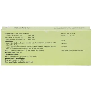 Thuốc Betex Favorex bổ sung vitamin B1, B6, B12 (5 vỉ x 10 viên)