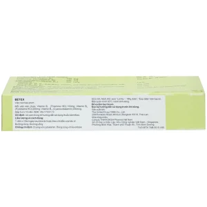 Thuốc Betex Favorex bổ sung vitamin B1, B6, B12 (5 vỉ x 10 viên)