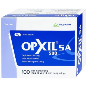 Thuốc OPXIL SA 500 Imexpharm điều trị các nhiễm khuẩn do các vi khuẩn nhạy cảm (10 vỉ x 10 viên)