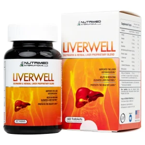 Viên uống Liverwell Nutrimed hỗ trợ giải độc gan giúp hỗ trợ giải độc gan, bảo vệ tế bào gan (60 viên)