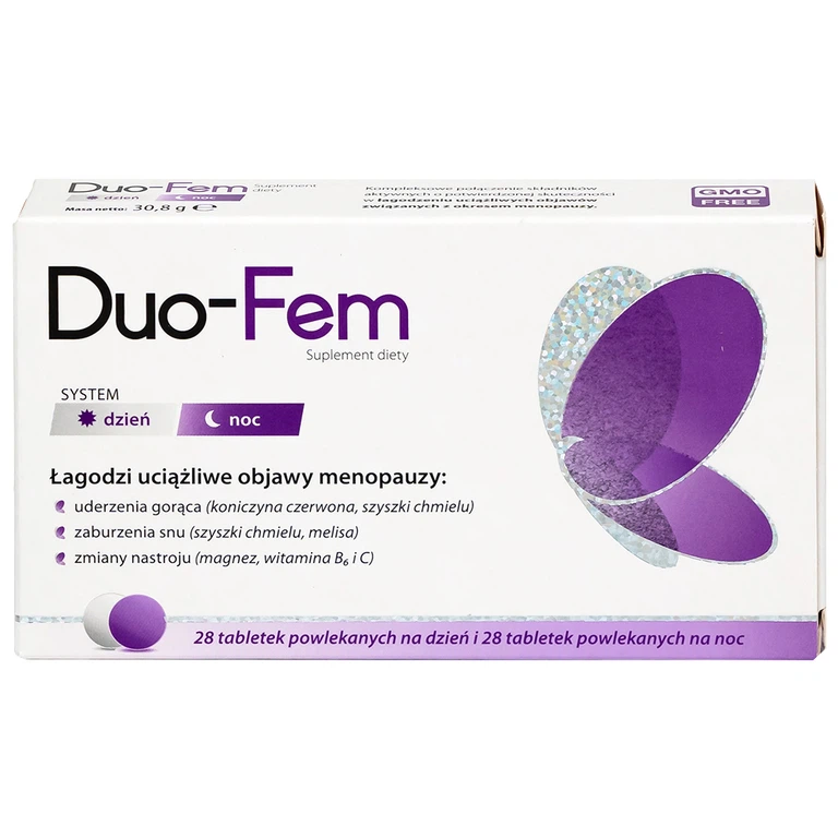 Viên uống Duo-Fem NP Pharma hỗ trợ làm dịu các khó chịu liên quan đến thời kì mãn kinh (2 vỉ x 28 viên)