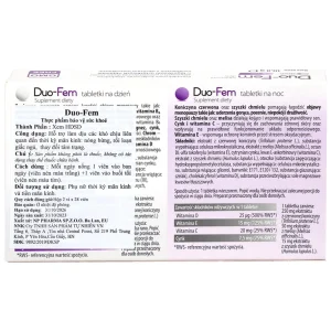 Viên uống Duo-Fem NP Pharma hỗ trợ làm dịu các khó chịu liên quan đến thời kì mãn kinh (2 vỉ x 28 viên)